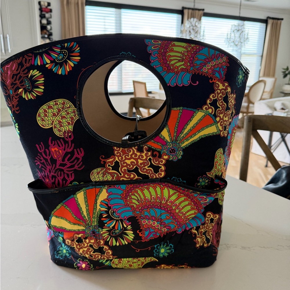 Trina Turk Multicolor Patterned Tote Bag